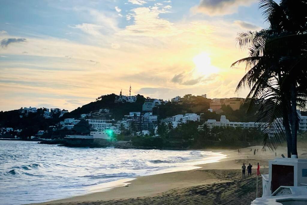 Espectacular Apto A Pie De Playa Con Vista Al Mar Manzanillo Luaran gambar