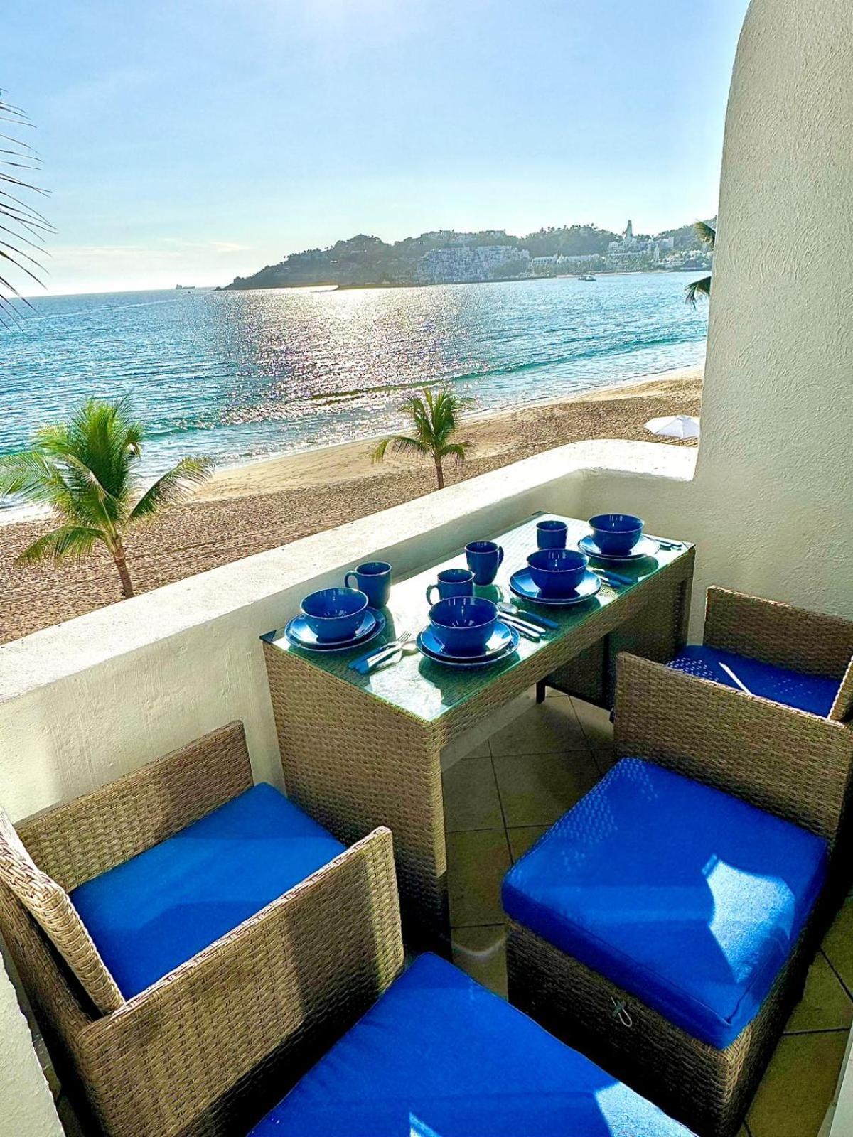Espectacular Apto A Pie De Playa Con Vista Al Mar Manzanillo Luaran gambar