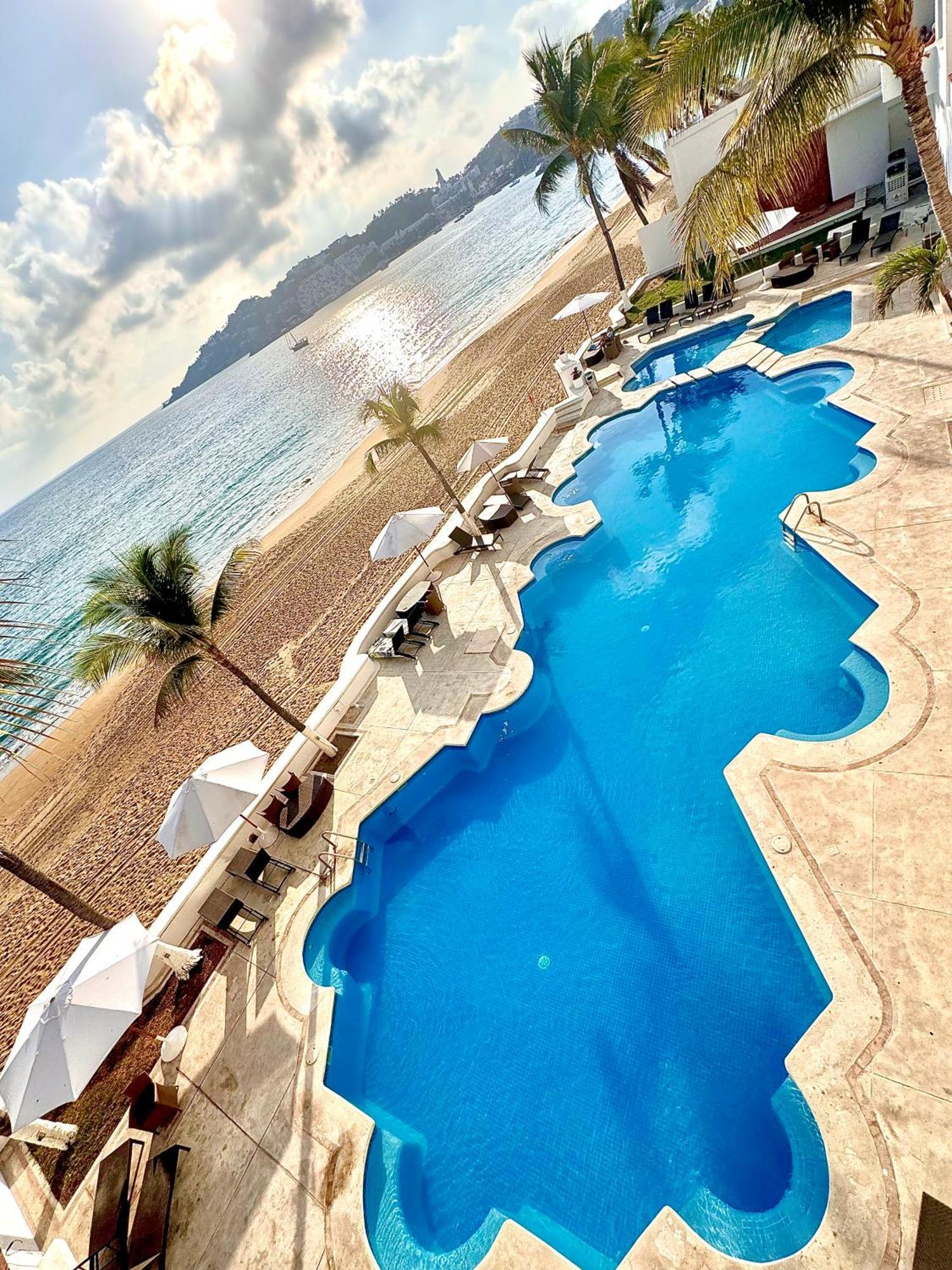 Espectacular Apto A Pie De Playa Con Vista Al Mar Manzanillo Luaran gambar